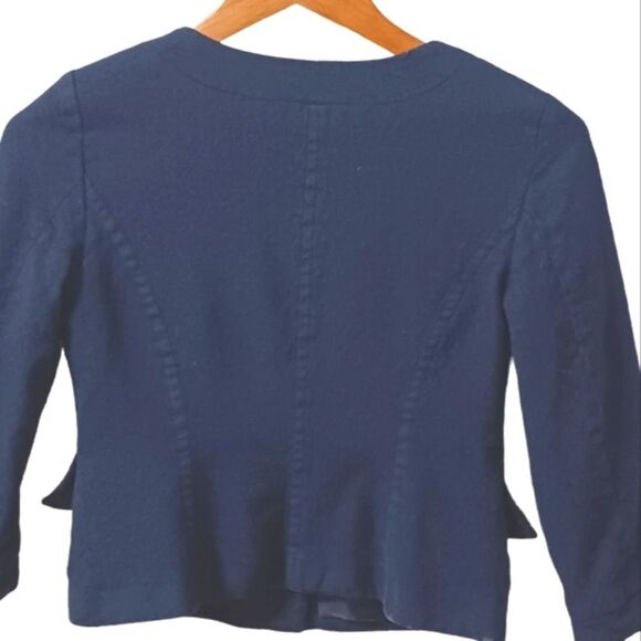 Pendleton women's 6 fatigue navy blue virgin wool jacket - Picture 4 of 7